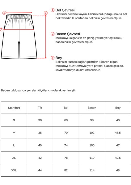 Desenli Şort