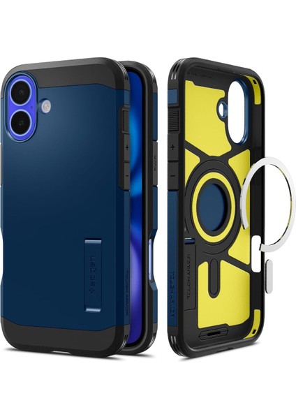 iPhone 16 Plus Kılıf Tough Armor Aı Magfit Magsafe Özellikli Navy Blue - ACS08086