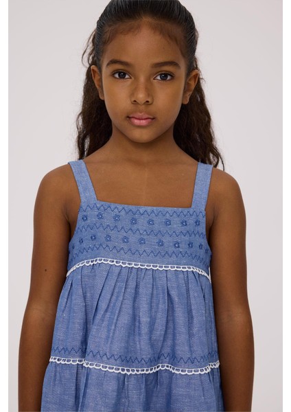 Bg Store Kız Çocuk Mavi Elbise fiyatları