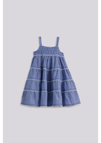 Bg Store Kız Çocuk Mavi Elbise indirimleri