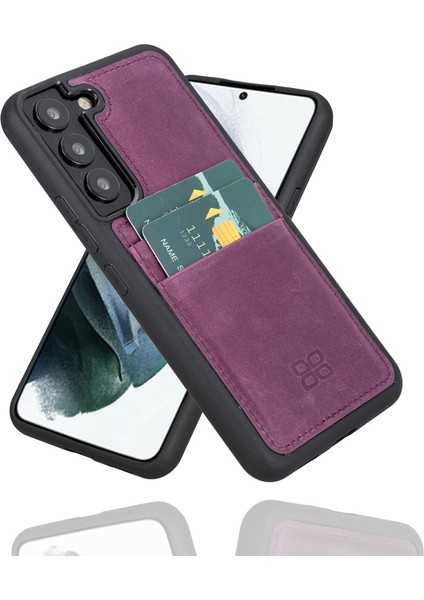 Samsung Galaxy S22 Uyumlu Deri Arka Kapak Fxcp Cz7