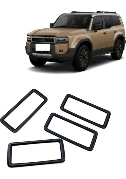 Land Cruiser Siyah Arka Üst Hava Menfezi Çıkış Kapağı Döşemesi (Yurt Dışından)