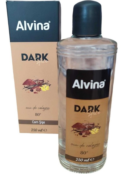Cam Şişe Dark Kolonyası 80 Derece 250 ml