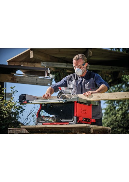 Professional Tezgah Testere TP-CC 10 T (2000 W, 85 mm kesme yüksekliği, Ø 254 mm testere bıçağı, kayar tabla, masa genişletme, açılı cetvel) - 4340435