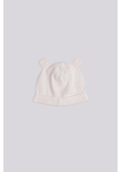 Bg Store Kız Bebek Beyaz Bere
