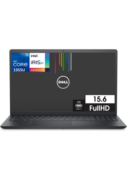 Inspiron 15 3530 Intel Core I7-1355U 32 GB Ram 512 GB SSD Windows 11 Pro 15.6 Inç Full Hd Notebook I35301103UCB2