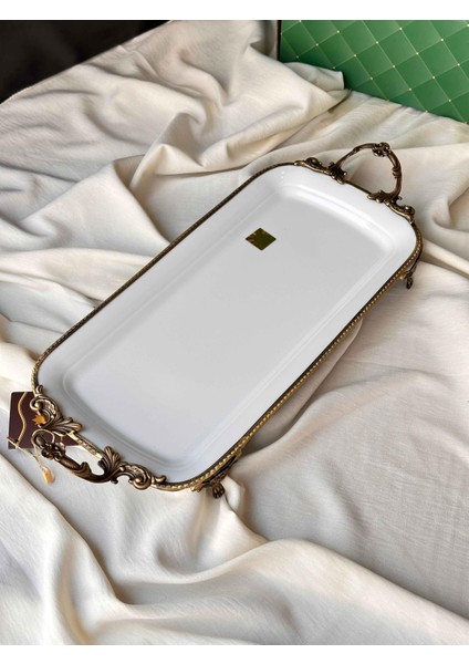 Antique White Kulplu Dikdörtgen Tabak modelleri
