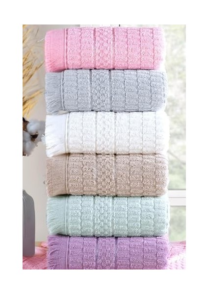 Tekstil Aysu | 6'lı 50X90 cm El&yüz Havlu Seti Pembe fiyatları