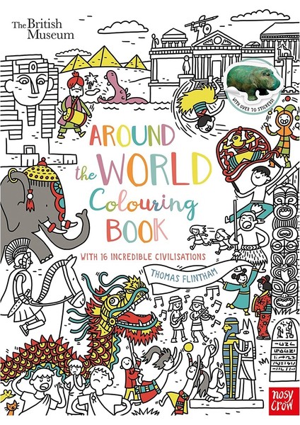 Around The World Colourıng Book