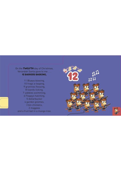 Bluey - 12 Days Of Christmas Tabbed Board Book fırsatları