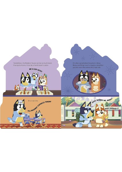 Bluey - At Home With The Heelers - Board Book modelleri