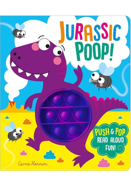 Push And Pop Jurassic Poop - Board Book