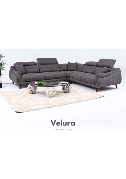 Ezel Motorlu Köşe Takımı & Hoparlörlü, USB Portlu, Genişleyebilir Büyük Köşe Takımı