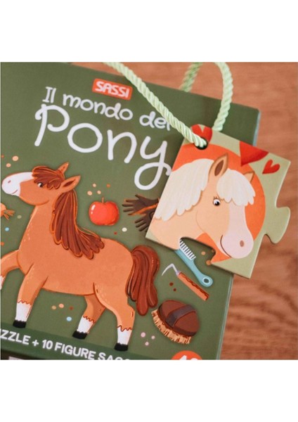 World Of Ponies - Book And Puzzle