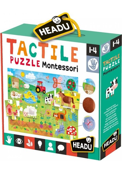 Tactıle Puzzle Montessorı (1-4 Yaş)
