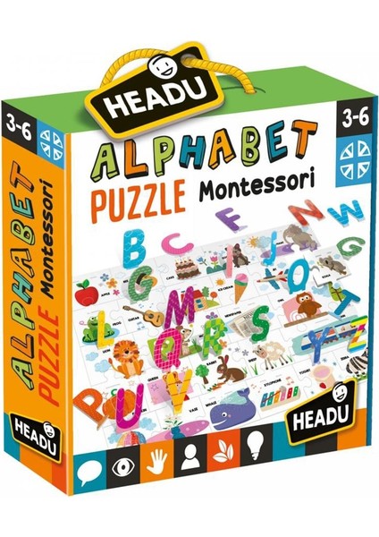 Montessorı Alphabet Puzzle 3D (3-6 Yaş)