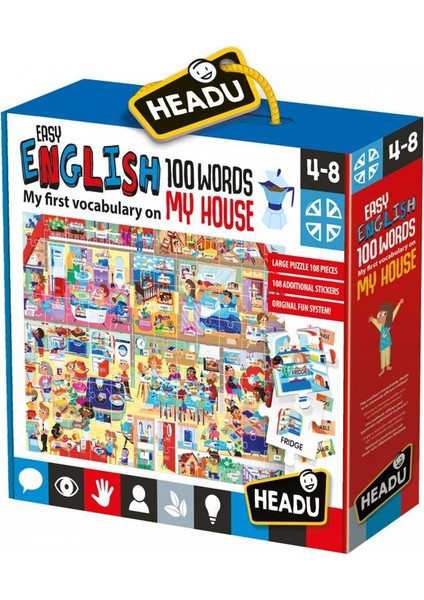Easy Englısh 100 Words My House (4-8 Yaş)