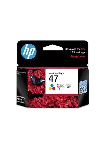 Deskjet Ultra Ink Advantage 4825,4826,4828,4829,4877 Uyumlu Hp 47-6ZD21A Siyah + Hp 47-6ZD61AE Kartuş Seti fiyatları