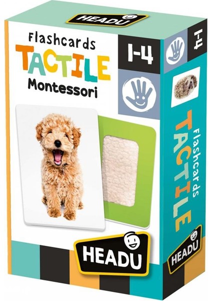 Flashcards Tactıle Montessori (1-4 Yaş)