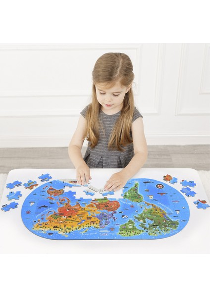 Gift Box Puzzle Dunyamızın Yuzeyi Cantalı Puzzle Set - MD3027 fiyatları