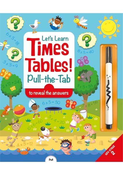 Lets Learn Times Tables - Pull The Tabs