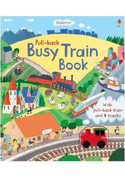 Pull-back: Busy Train Book