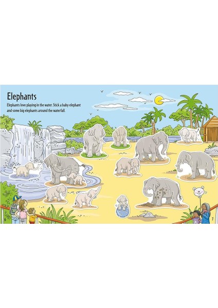 First Sticker Book The Zoo
