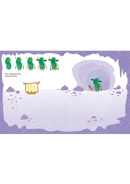 Fingerprint Activities Monsters - Usborne