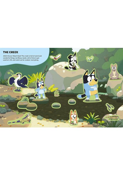 Bluey - Lets Stick Sticker Scenes Book fırsatları