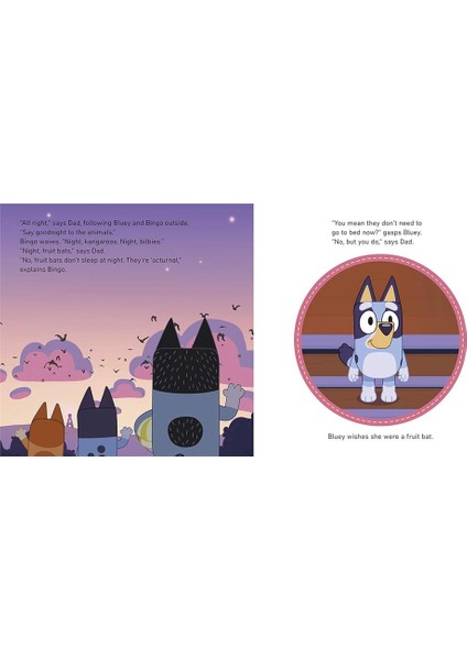 Bluey - Goodnight Fruit Bat modelleri