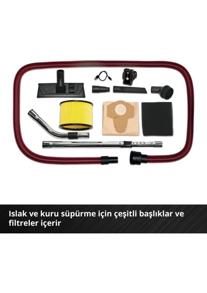 TP-VC 36/30 S Auto - Solo, Akülü Islak/Kuru Süpürge (Akü ve şarj cihazı dahil değildir) - 2347143