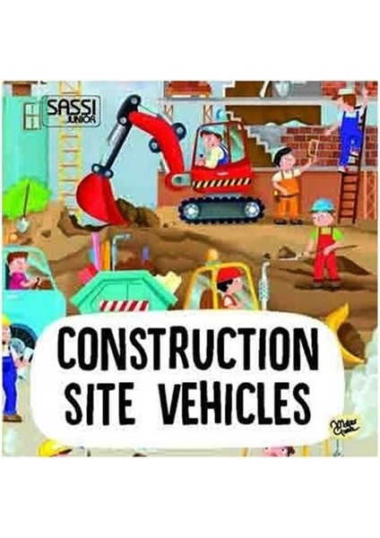 Yuvarlak Kutulu Puzzle // Construction Site Vehicles (30 Parça)