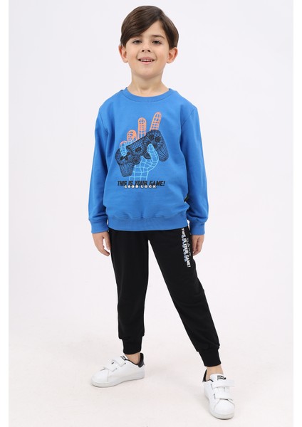 Erkek Çocuk Baskılı Eşofman Takım