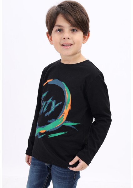Erkek Çocuk Baskılı Tişört