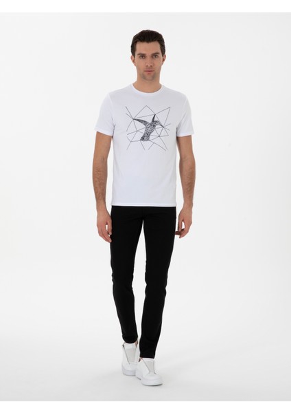 Erkek Siyah Slim Fit Pamuk Karışımlı Jean Pantolon 50304088-VR046 fiyatları