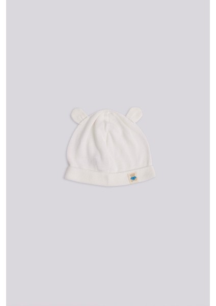 Bg Store Kız Bebek Beyaz Bere
