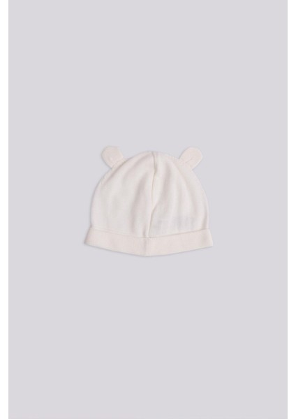 Bg Store Kız Bebek Beyaz Bere