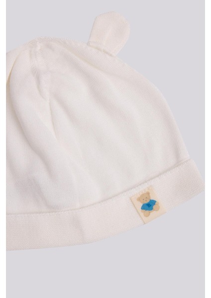 Bg Store Kız Bebek Beyaz Bere