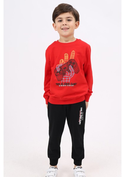 Erkek Çocuk Baskılı Eşofman Takım