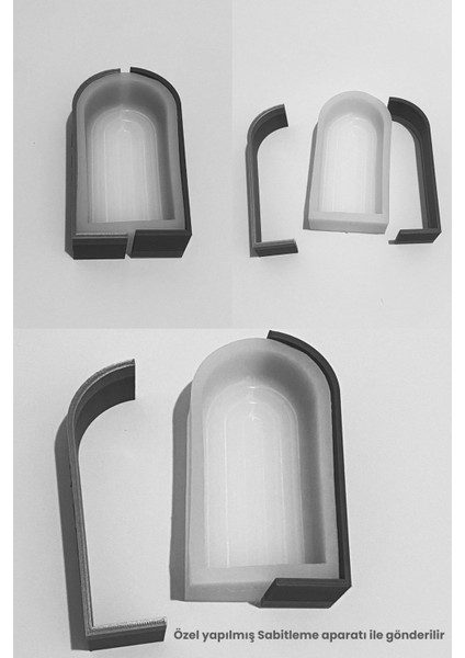 Dekoratif Gökkuşağı Mum Kalıbı – Esnek ve Dayanıklı Yumuşak Beyaz Silikon, Şık ve Kullanışlı Tasarım fırsatları