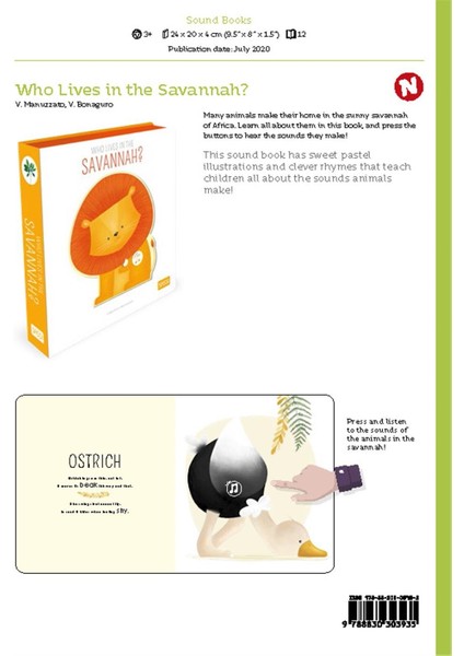 Who Lıves In The Savannah fiyatları