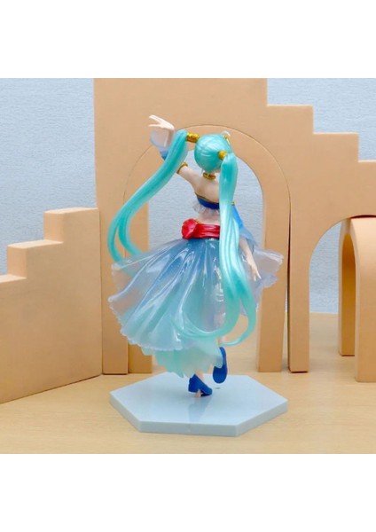 Anime Hatsune Miku Sanatçı Masterpiece Prenses Figür 21 cm