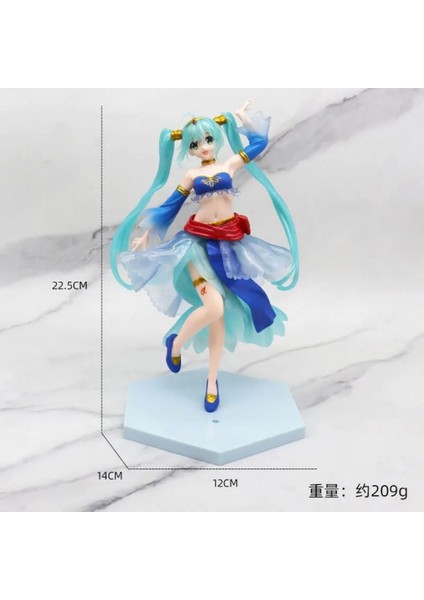 Anime Hatsune Miku Sanatçı Masterpiece Prenses Figür 21 cm