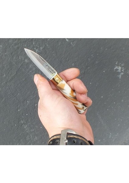 Desenli Cep Çakısı Kapalı 8 cm Açık 15 cm