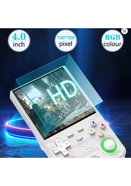 R36 Ultra El Oyun Konsolu 4\'\' IPS Ekran 64 GB Linux Sistem 21.000 Oyun