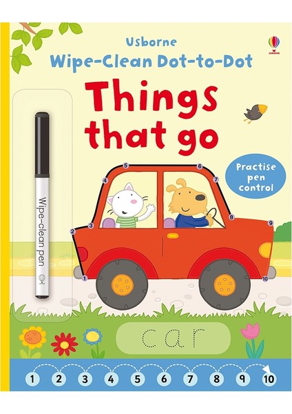 Things That Go - Wipe-Clean Dot-To-Dot