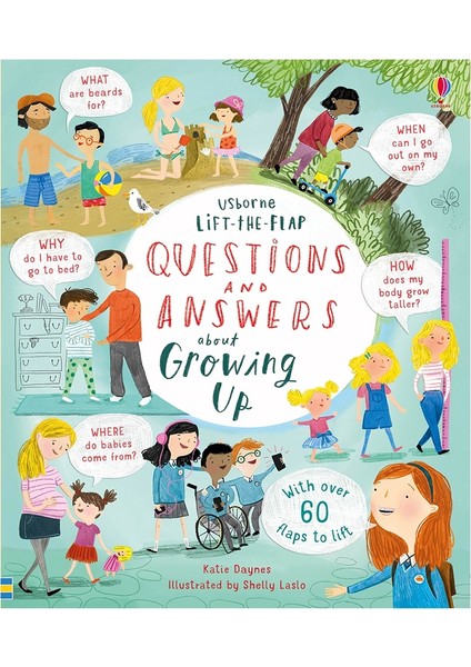 Lift-The-Flap Questions & Answers About Growing Up - Katie Daynes (Ciltli)