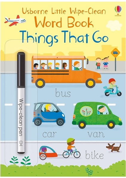 Lıttle Wıpe-Clean Word Book Thıngs That Go