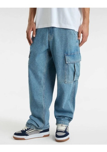 Service Cargo Loose Denim Pant modelleri