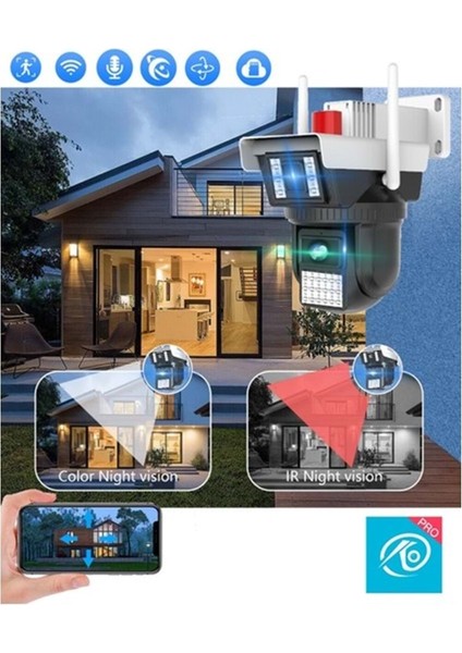 -3040 6mp Dual Lens Wıfı Ptz Camera